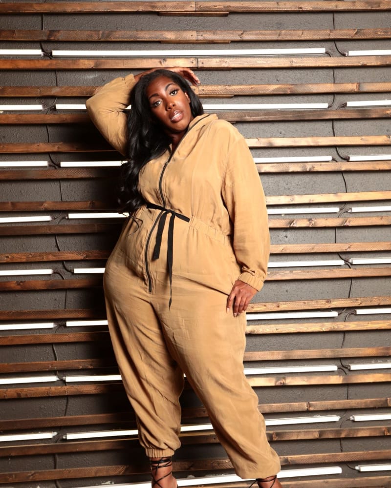 Utility jumpsuit plus size on sale